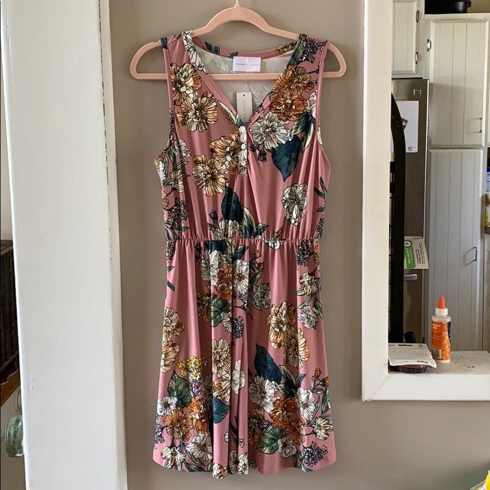 French Grey Troian knit dress